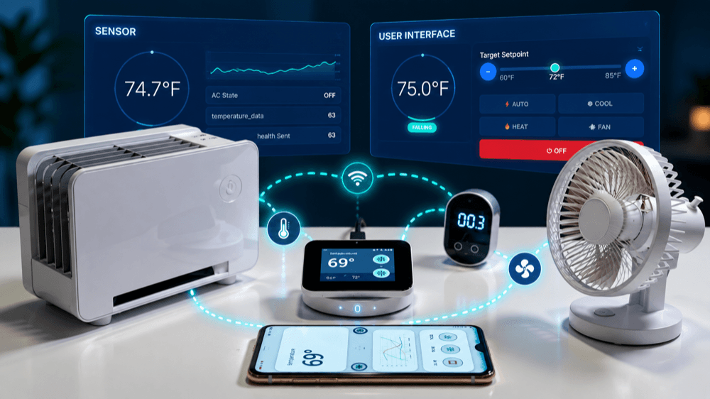 Simon Controls an IoT System With His Own Phone App